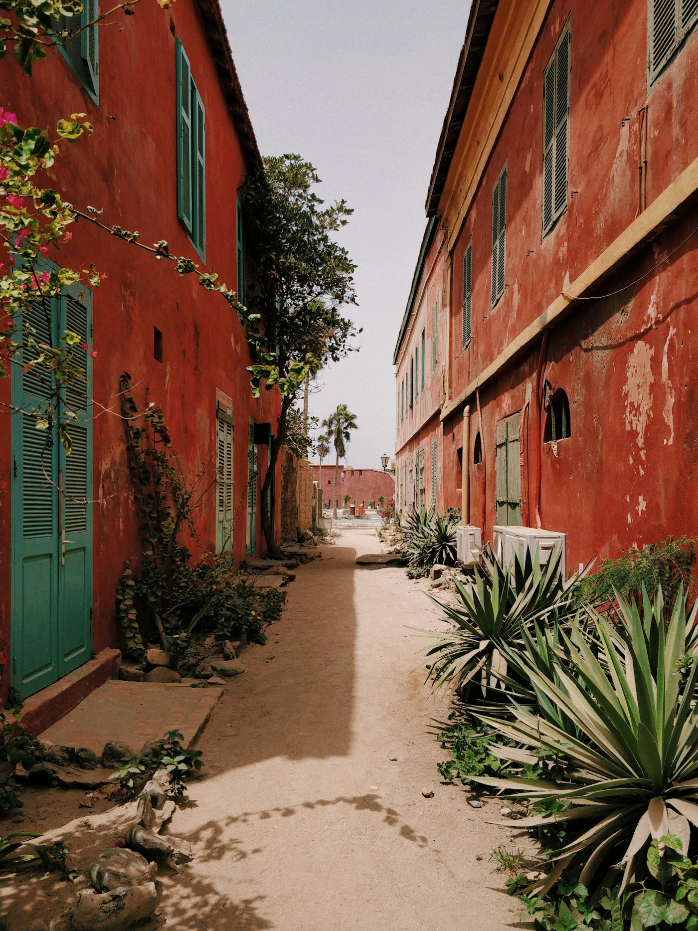 Ruelle résidentielle à Gorée, Dakar